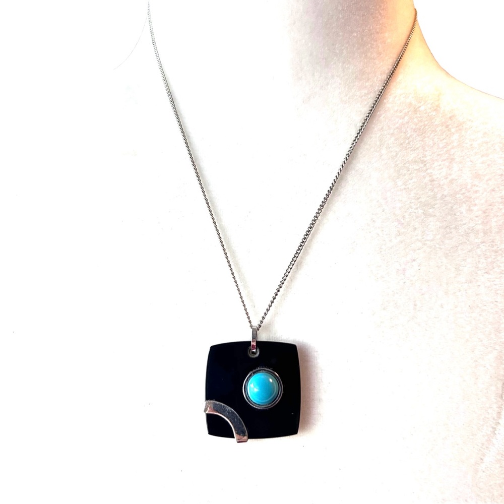 Tocara Necklace Stainless Steel Abstract Pendant Chain
